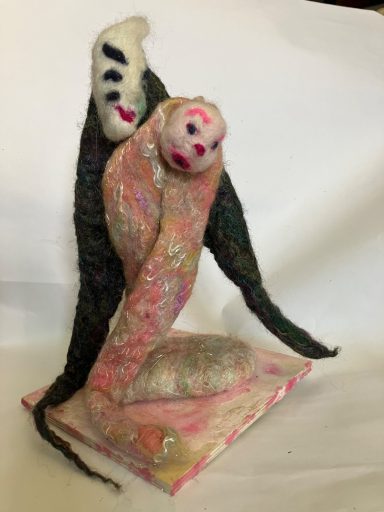 Pas de deux Pas-de-deux-wool-wire-wood